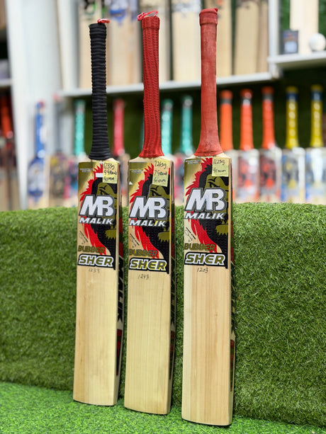 MB MALIK BUBBER SHER CRICKET ENGLISH WILLOW BATS-SH