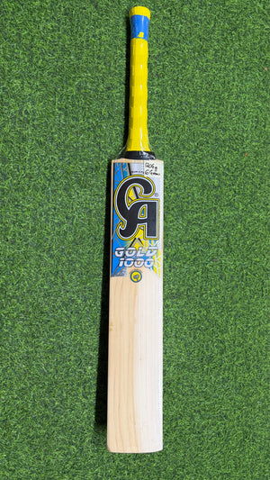 CA GOLD 1000 English Willow Cricket Bat - 1204g - 6 Grains