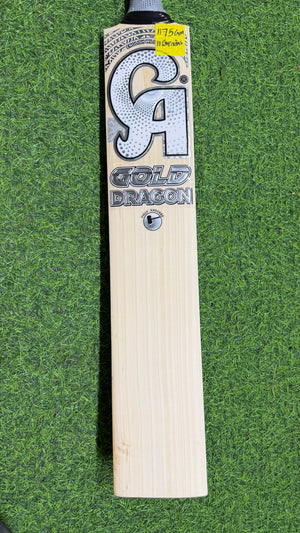 CA GOLD DRAGON English Willow Cricket Bat - 11 Grains-1175g