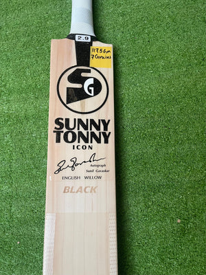 SG SUNNY TONNY ICON BLACK English willow Cricket Bat -1175g- 7 Grains