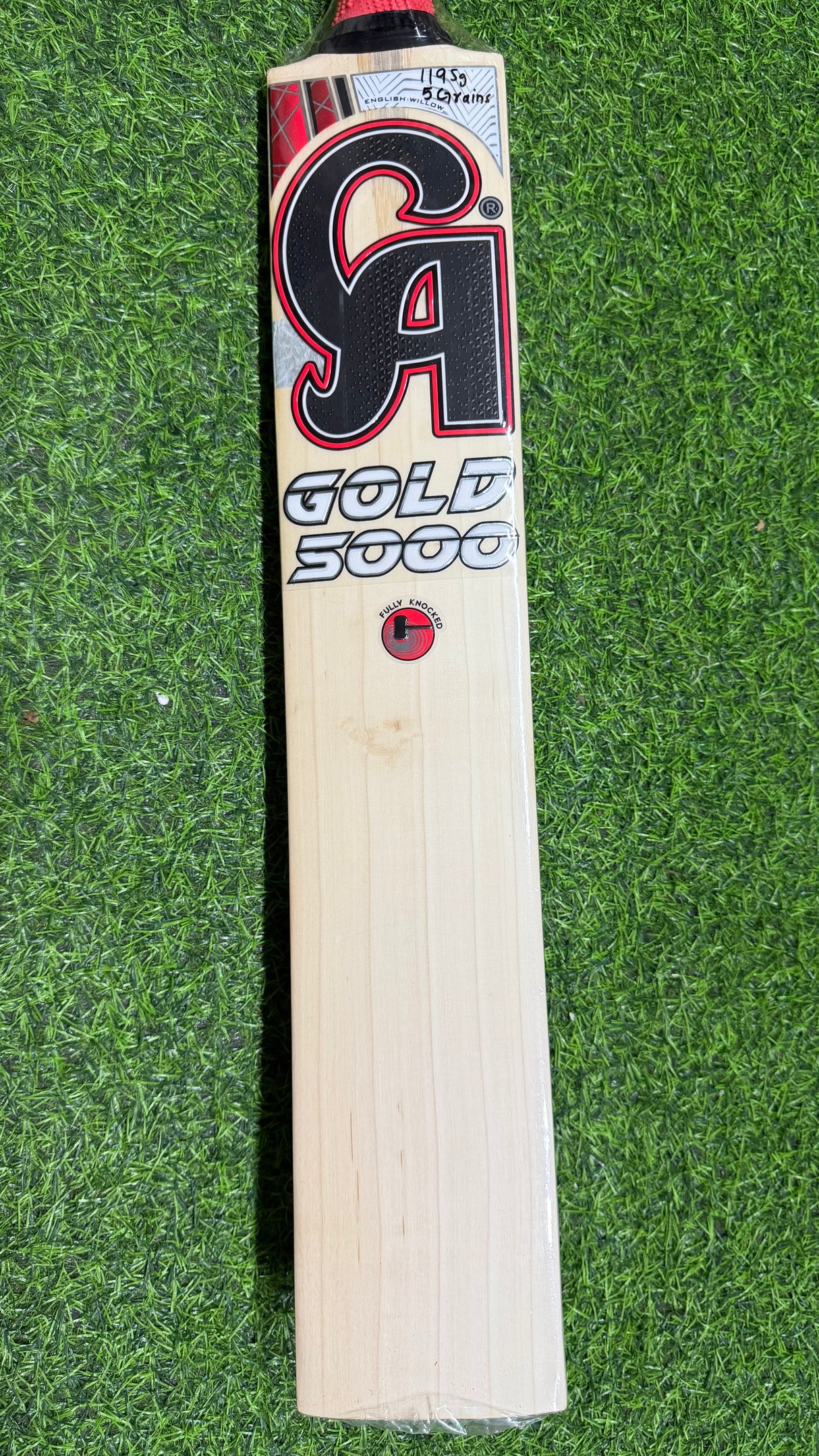 CA Gold 5000 English Willow Cricket Bat-5 Grains 1195