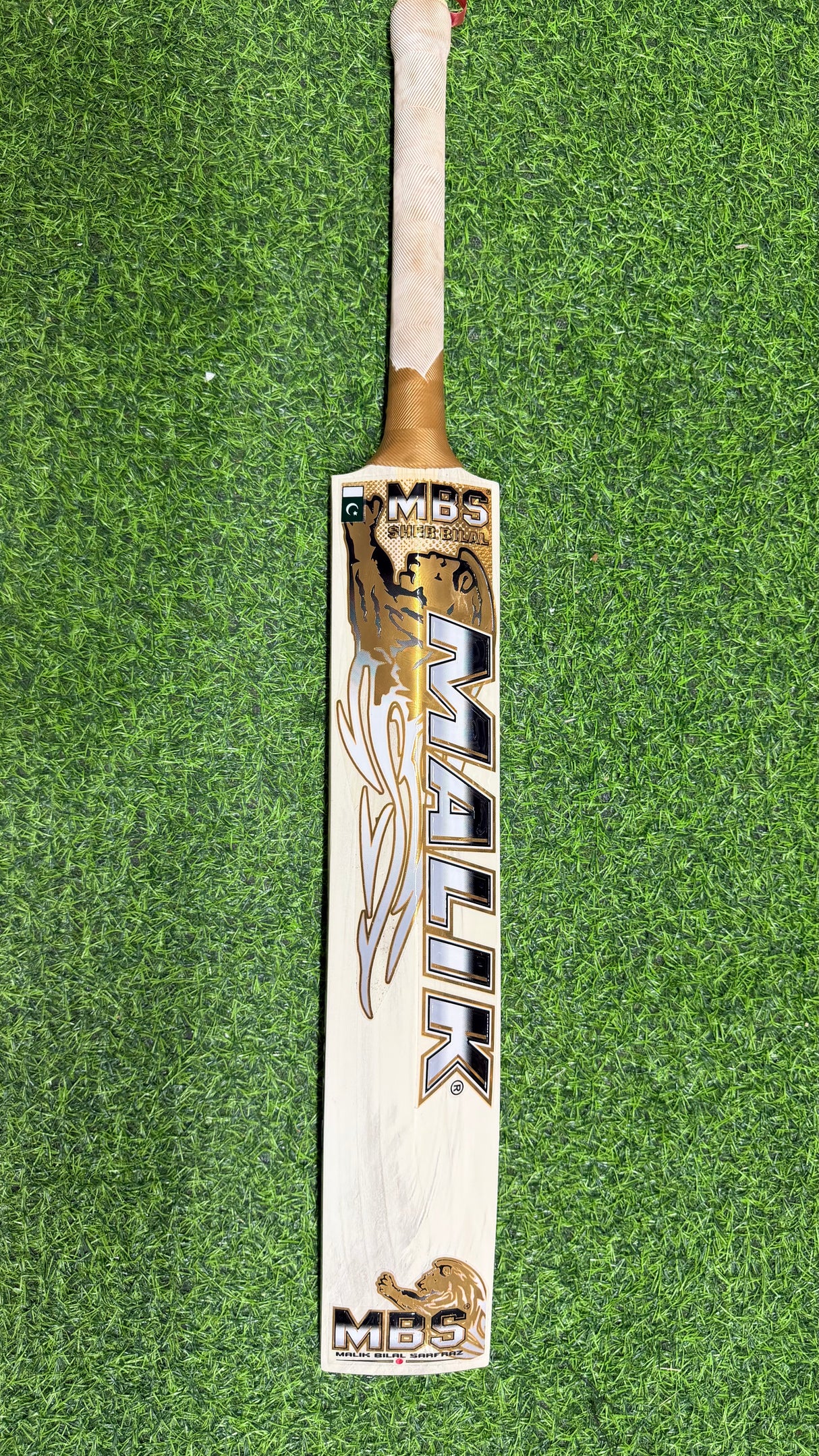 MBS SHER BILAL English Willow Cricket bat-6 Grains-1200g