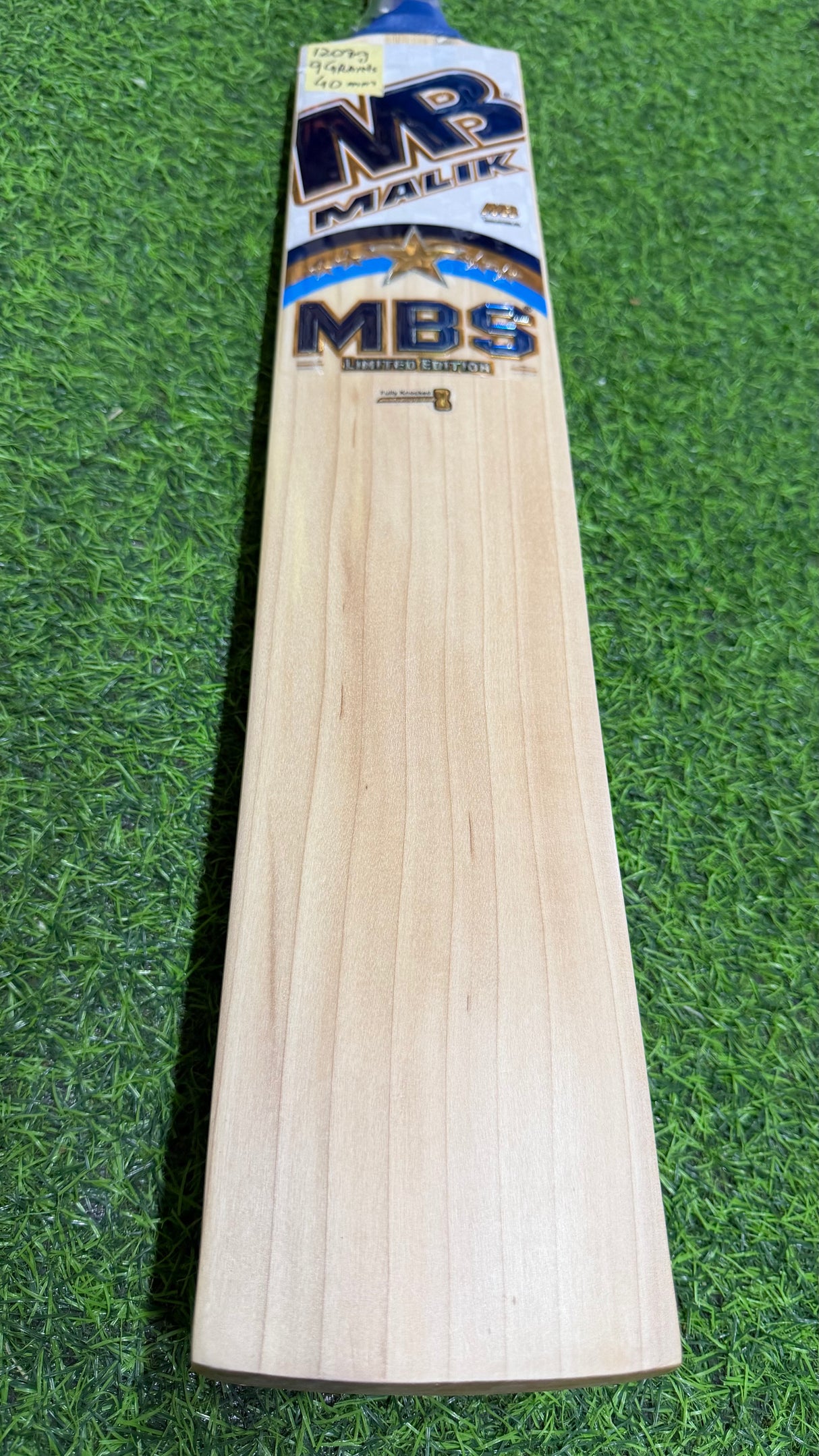 MALIK MBS Limited Edition English Willow Cricket bat-SH-9 Grains-1208g