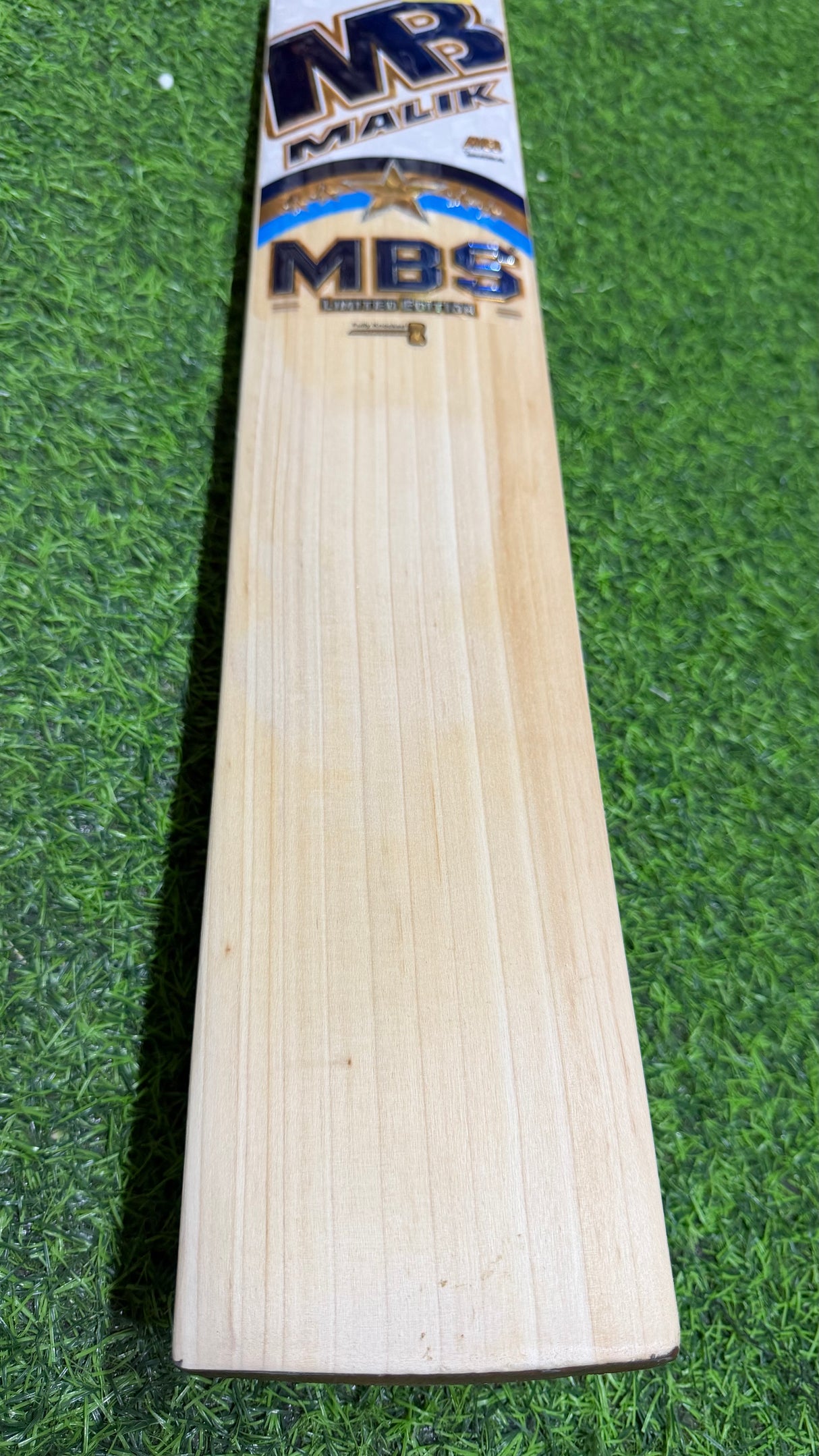 MALIK MBS LIMITED EDITION English Willow Cricket Bat -SH-9 GRAINS-1222g