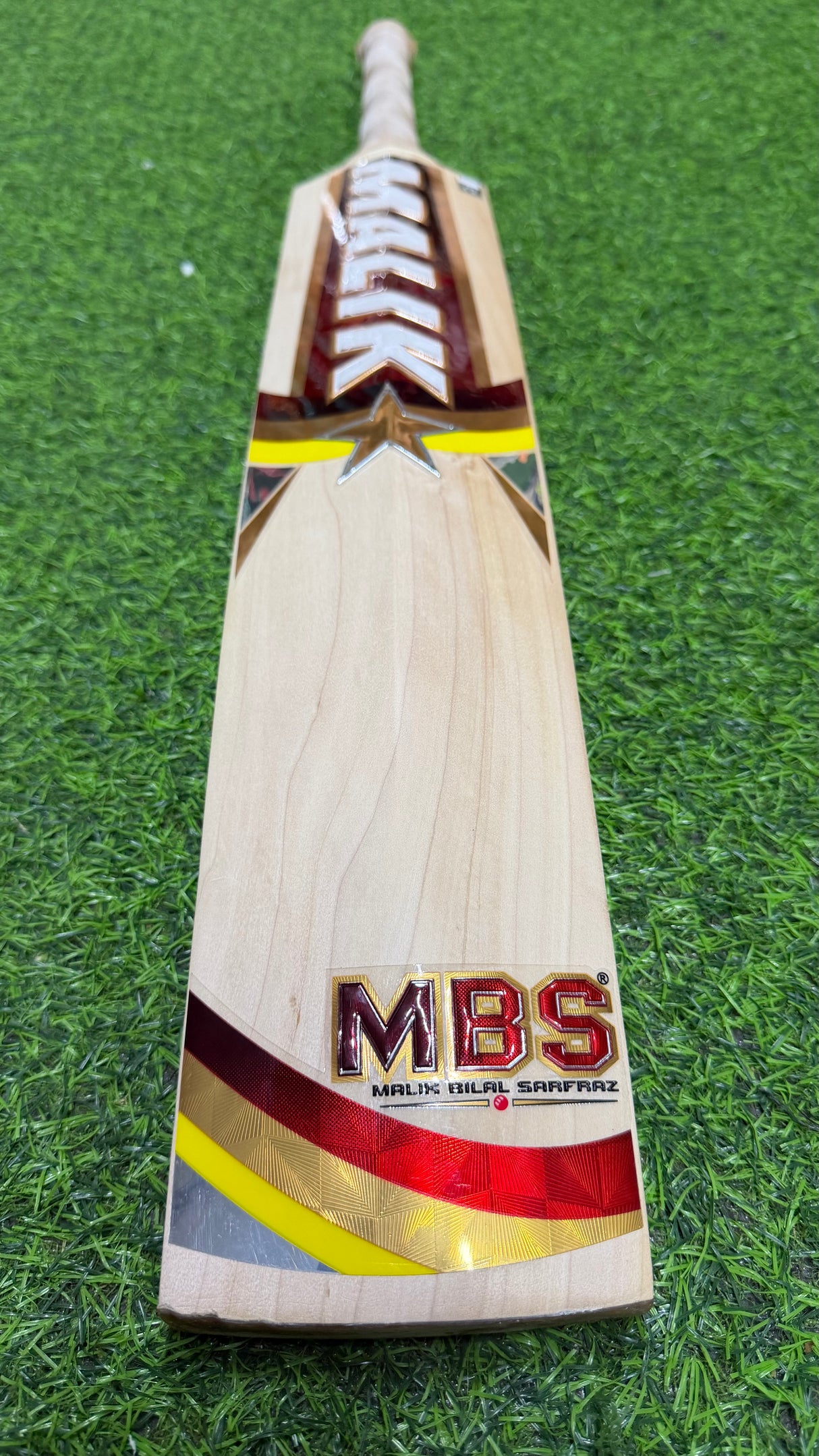 MALIK MBS PRO English Willow Cricket bat-7 GRAINS-1223g