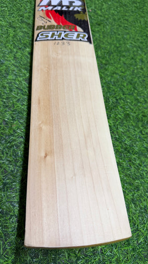 MB MALIK BUBBER SHER ENGLISH WILLOW CRICKET BAT-9 GRAINS-1233g
