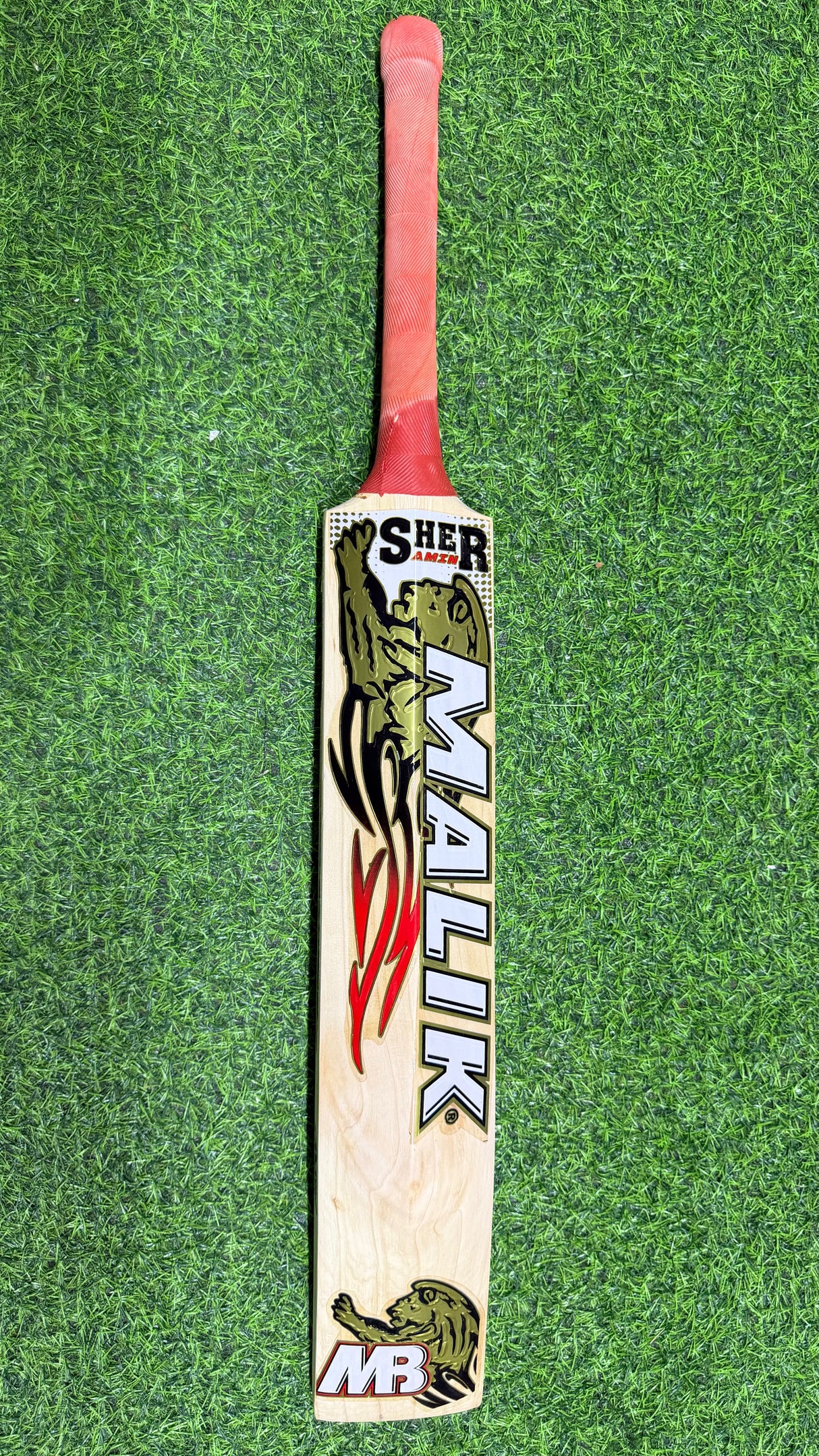 MB MALIK SHER AMIN English Willow Cricket bat-6 Grains-1234g