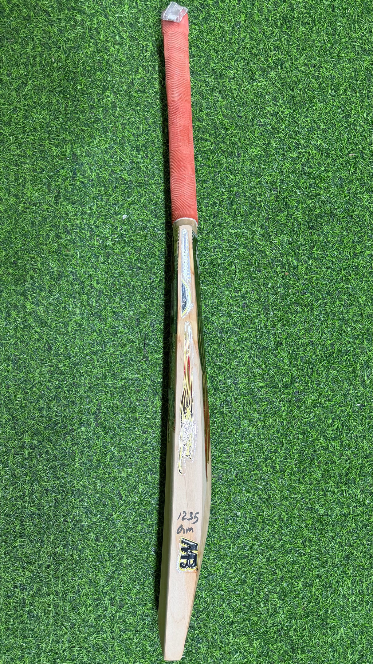 MB MALIK SHER AMIN English Willow Cricket Bat MB Malik -1235g - 9 Grains