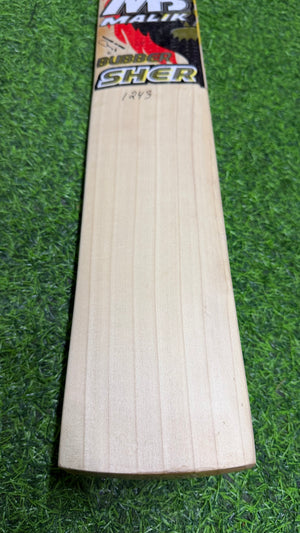 MB MALIK BUBBER SHER English Willow Cricket Bat -7 Grains-1243g
