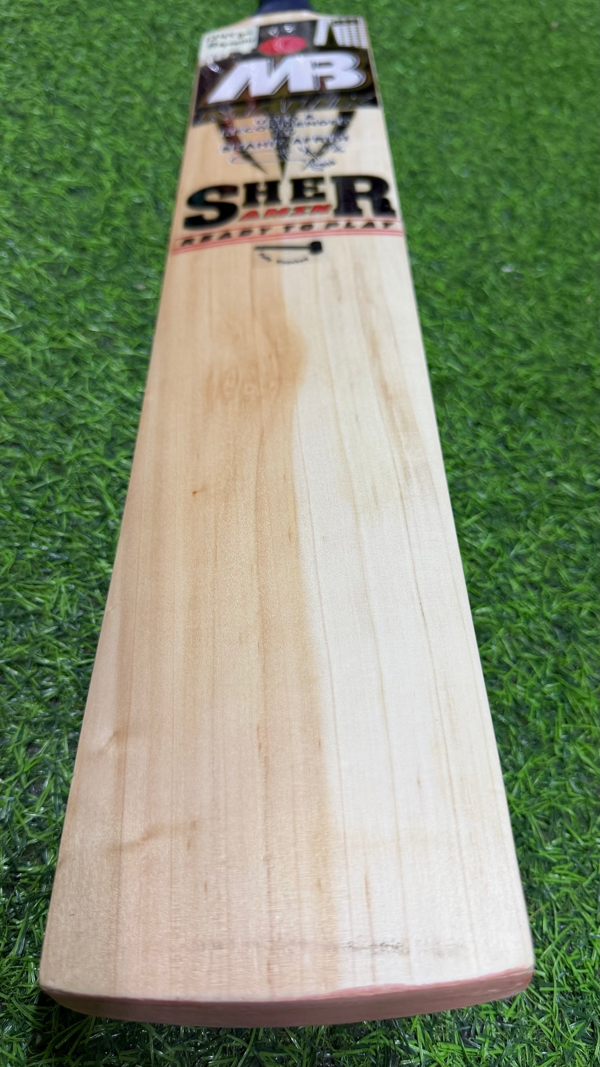 MB MALIK SHER AMIN EDITION ENGLISH WILLOW CRICKET BAT-6Grains-1245g