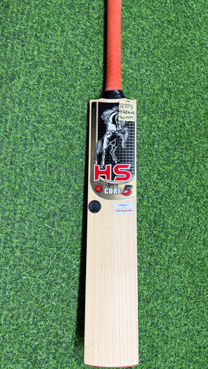 HS CORE-5 English Willow Cricket bat-SH-9 Grains-1270g