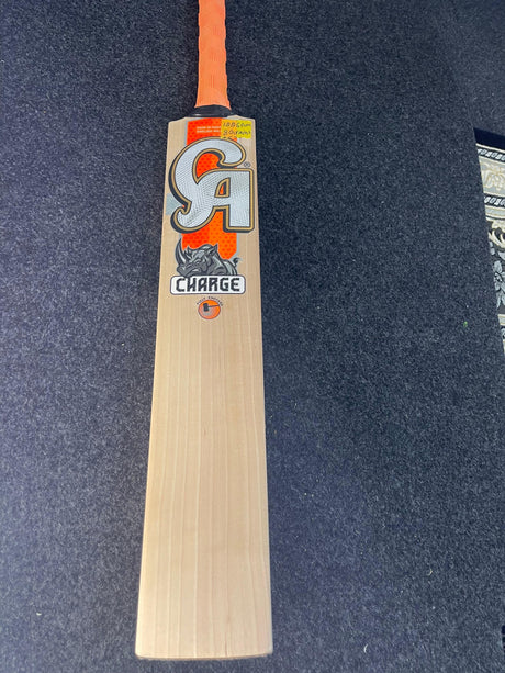 CA CHARGE English Willow Cricket Bat - 8 Grains-1225g - 2.7 lb