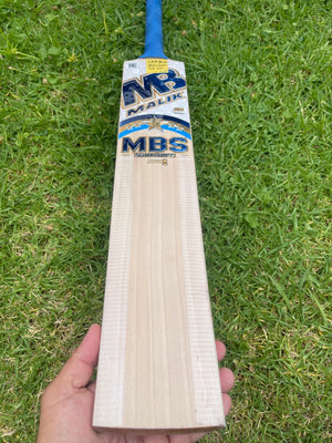MB MALIK MBS LIMITED EDITION ENGLISH WILLOW CRICKET BAT-SH- Grains-1190g