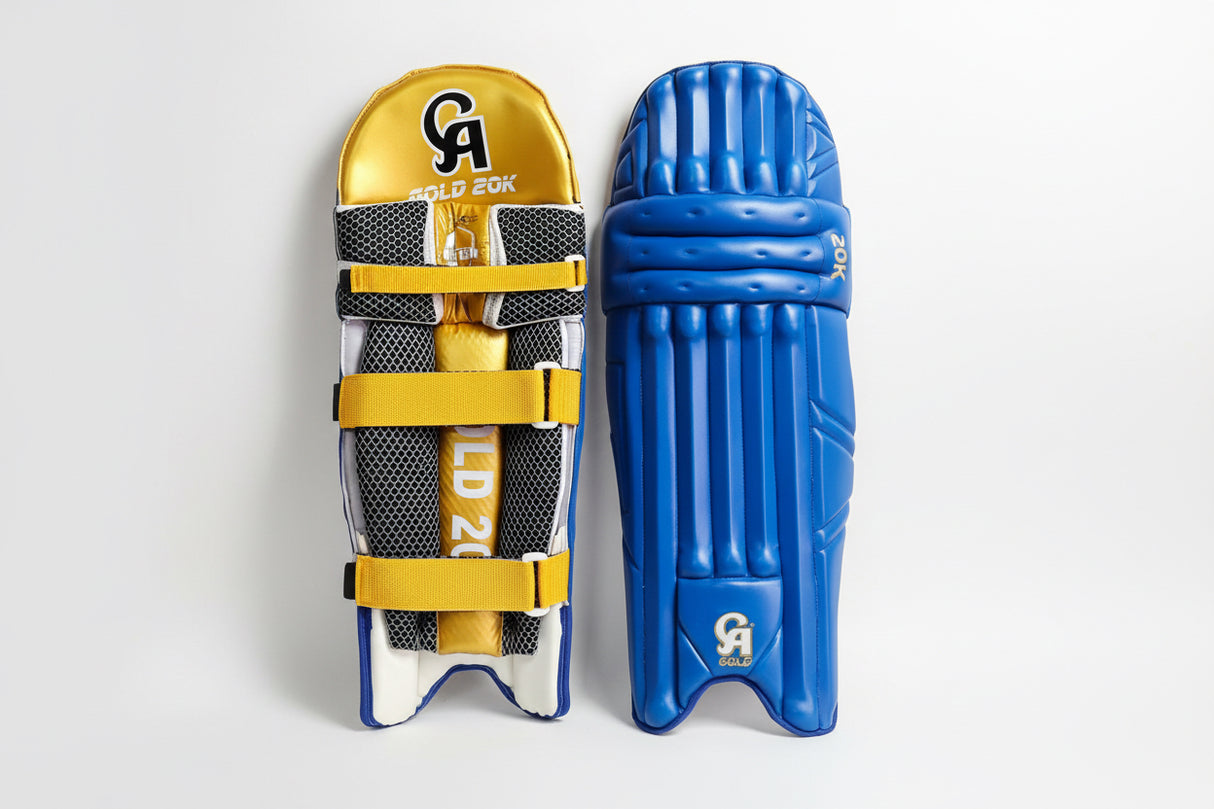 CA GOLD 20K Cricket batting Pads-Blue