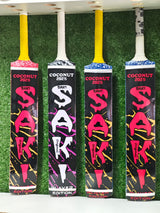 SAKI tape-ball Soft Tennis cricket bat-Coconut Willow