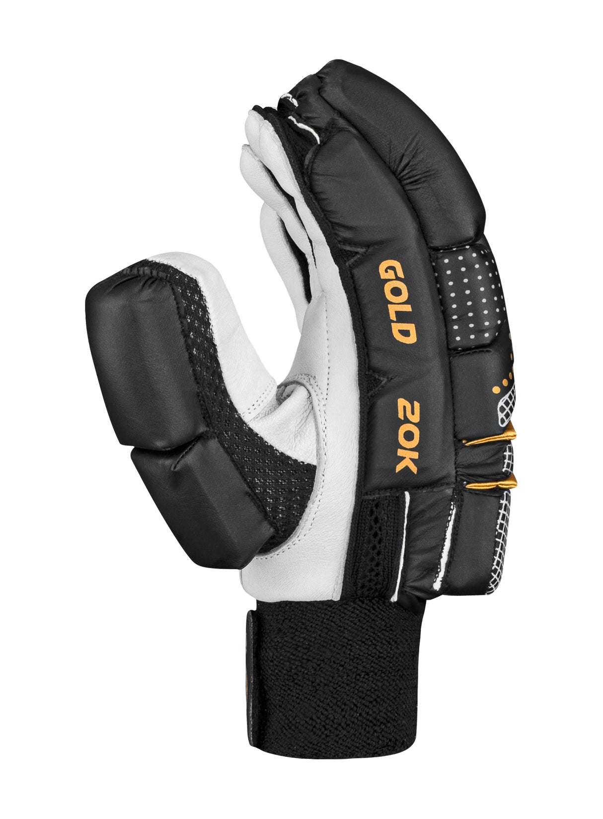 CA GOLD 20K Cricket batting gloves - Black