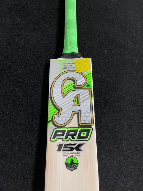 CA PRO 15k English Willow Bat | 1172g 8 Grains - 2.7 lb