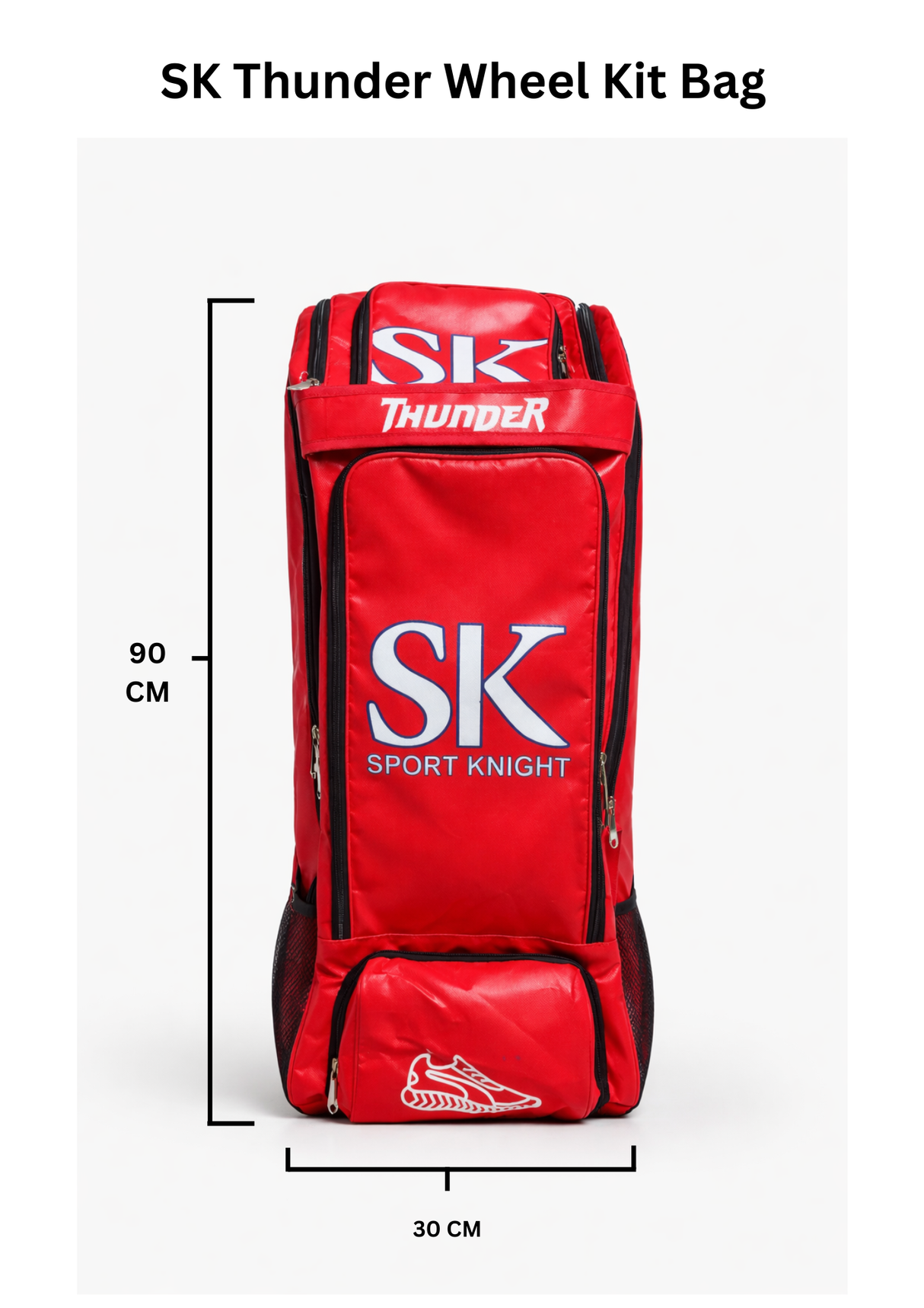 SK Thunder Cricket Duffle Wheelie kit Bag