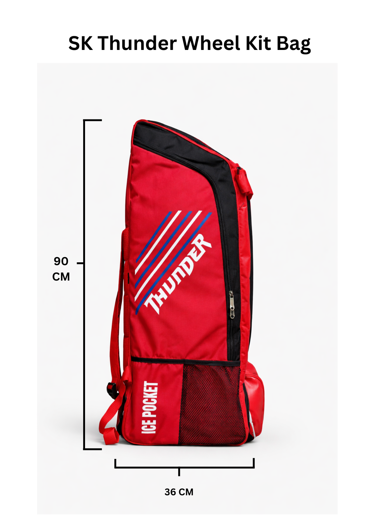 SK Thunder Cricket Duffle Wheelie kit Bag