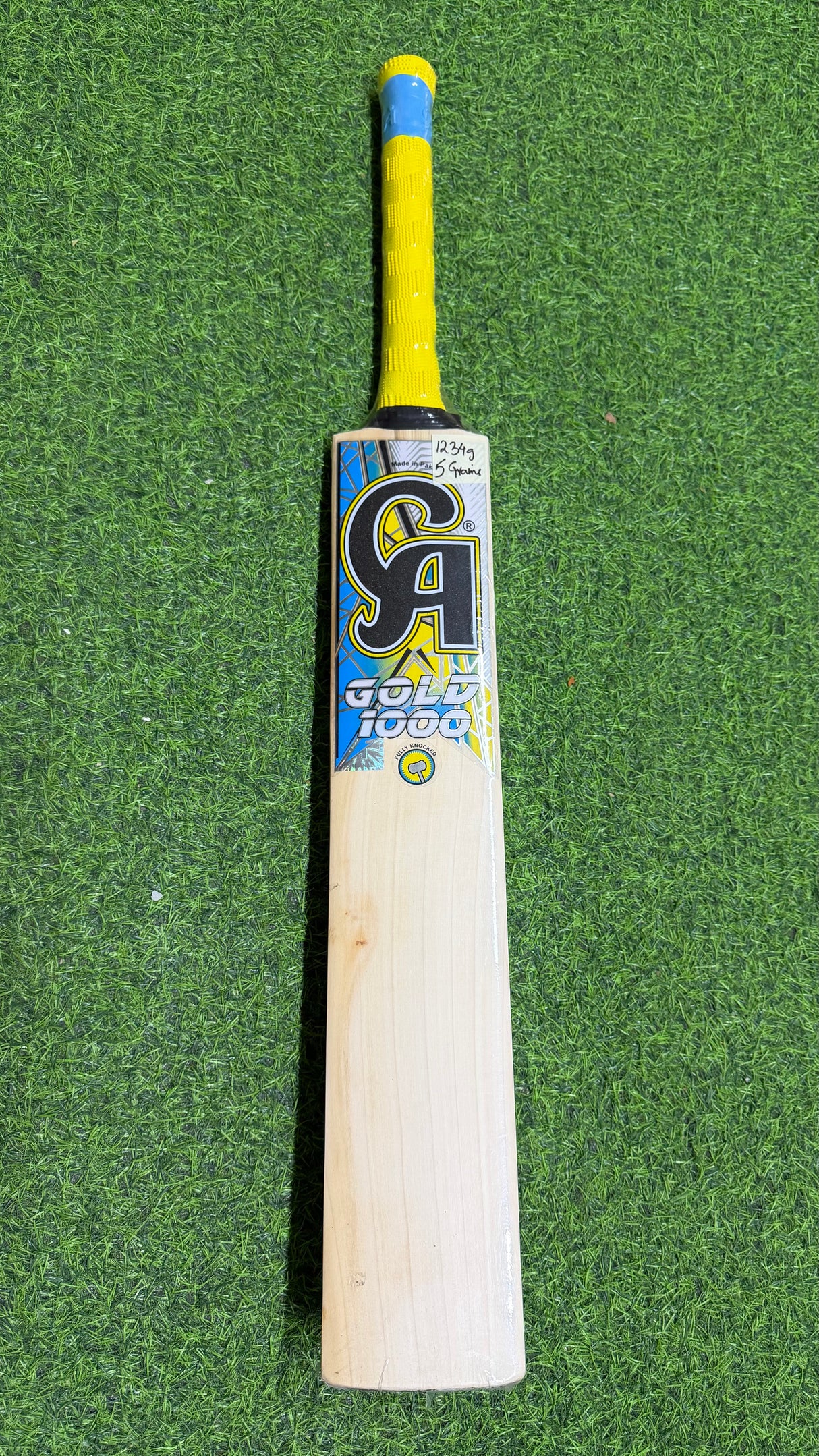 CA GOLD 1000 English Willow Cricket Bat - 1234g - 5 Grains