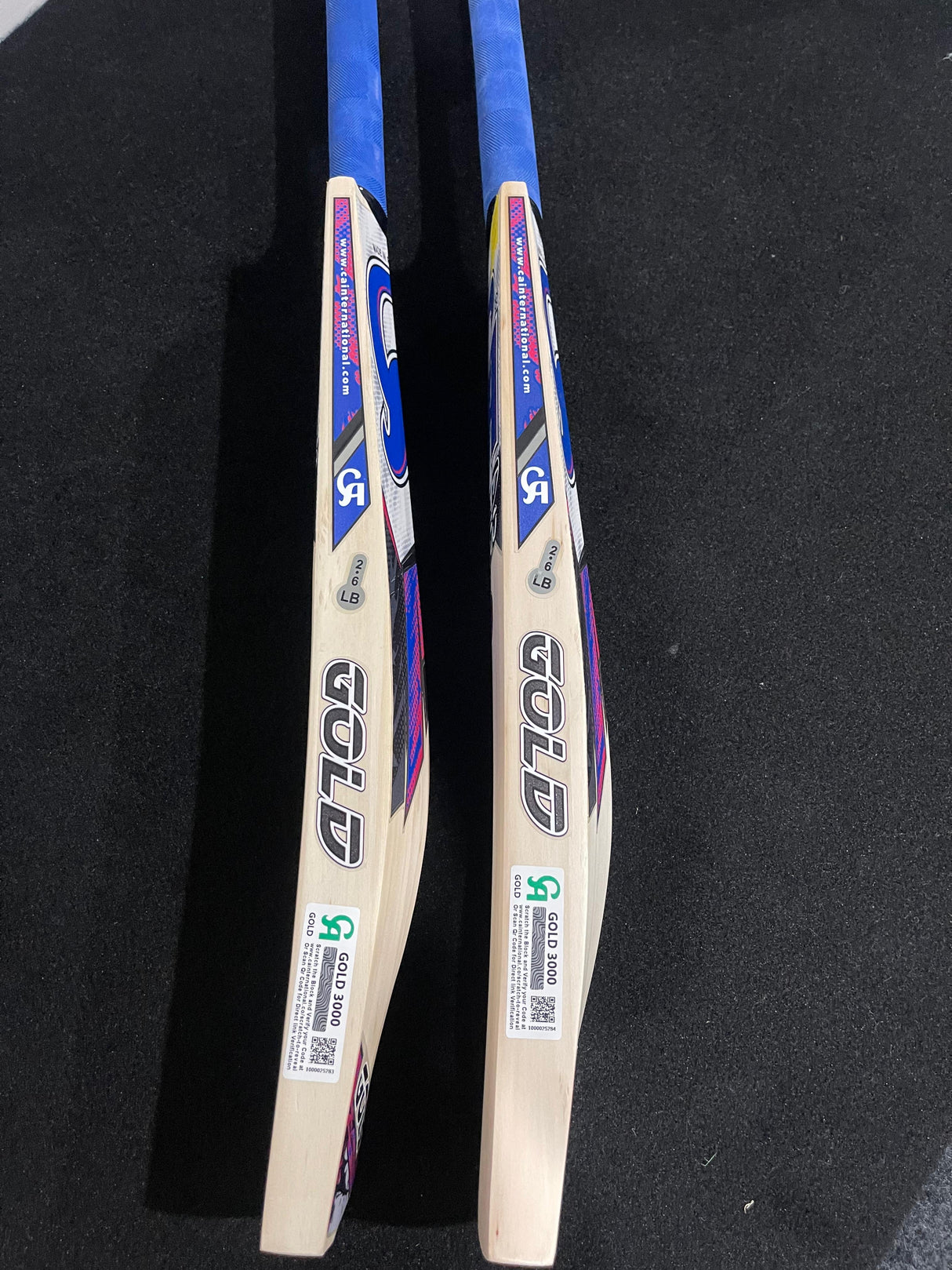CA Gold 3000 English Willow Cricket bat | 1175g 5 grains & 1155g 7 Grains - 2.7 lb