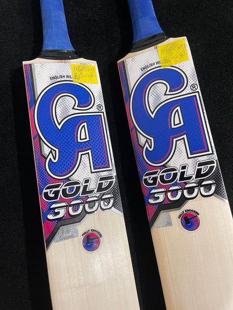 CA Gold 3000 English Willow Cricket bat | 1160g - 5 & 7 Grains - 2.7 lb