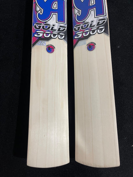 CA Gold 3000 English Willow Cricket bat | 1175g 5 grains & 1155g 7 Grains - 2.7 lb