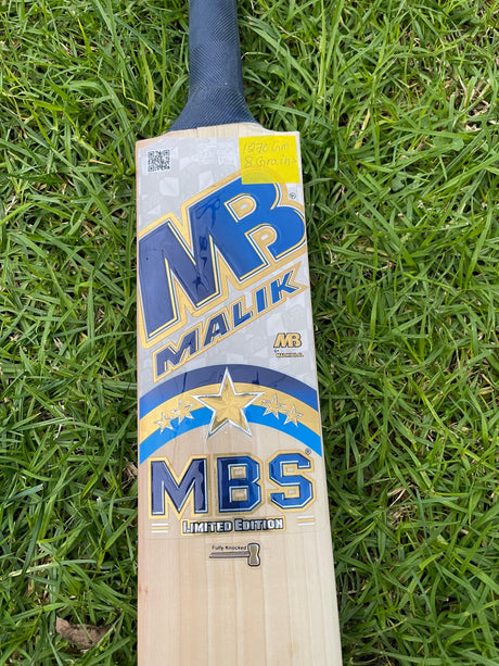 Malik MBS Limited Edition Grade 2 English Willow Cricket Bat | 1270g 8 Grains