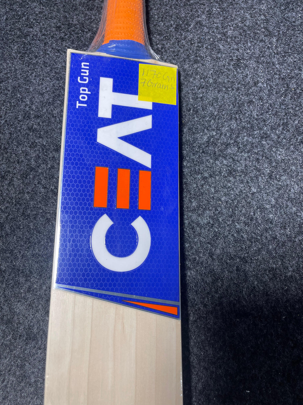 CEAT Top Gun English Willow Cricket Bat - 1170g | 7 Grain