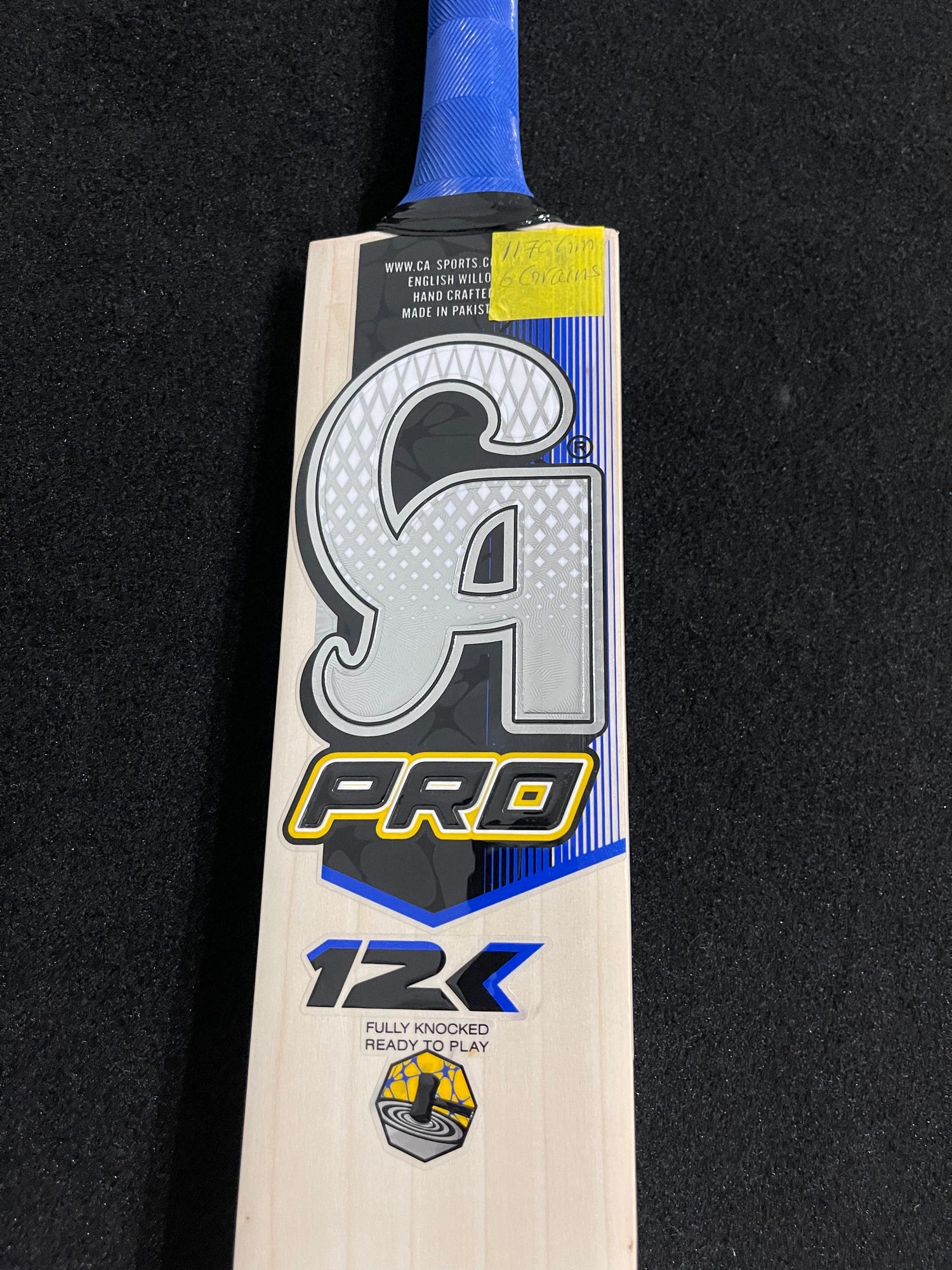 CA PRO 12k English Willow Bat | 1170g 6 Grains - 2.7 lb