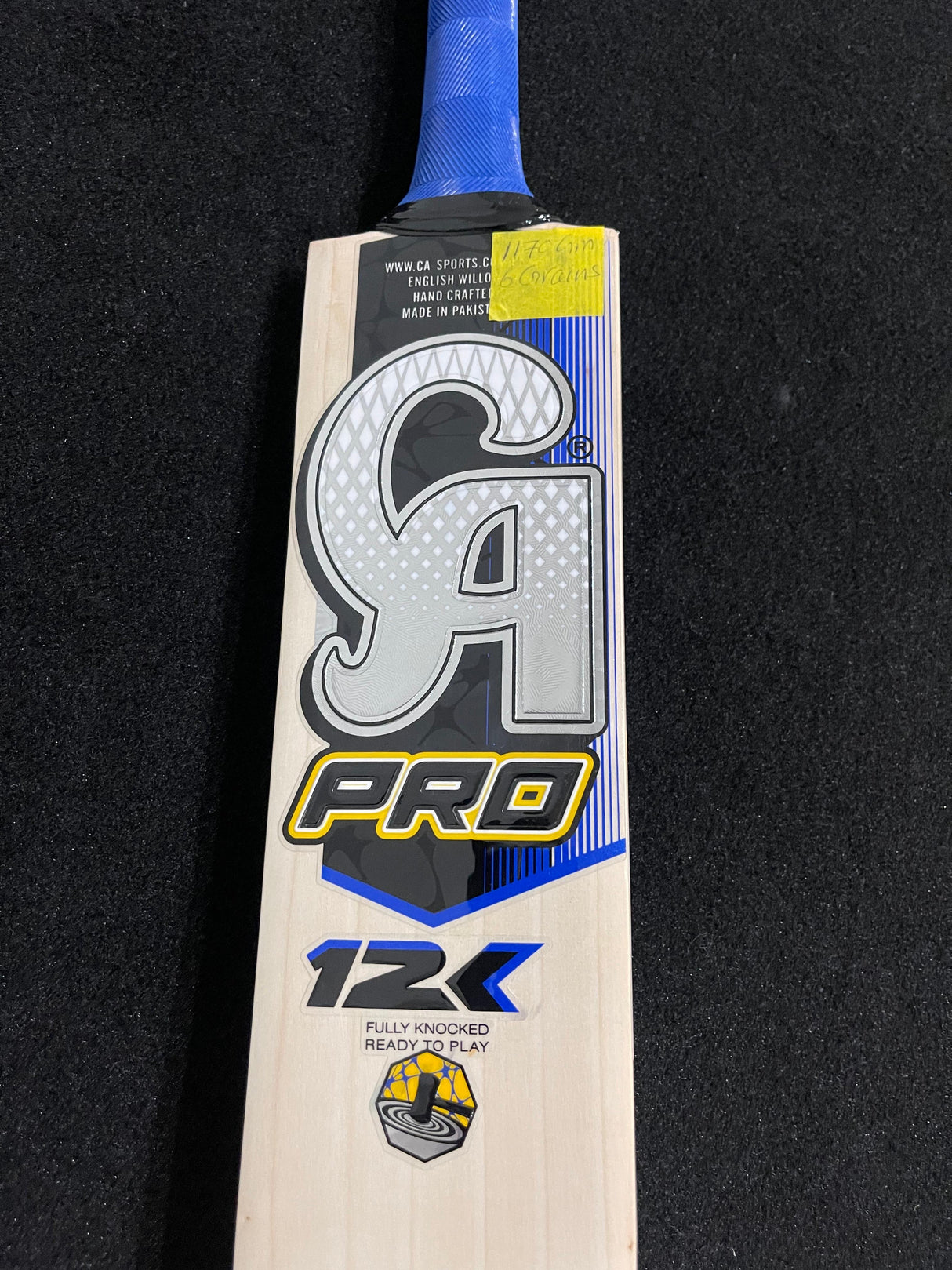 CA PRO 12k English Willow Bat | 1170g 6 Grains - 2.7 lb