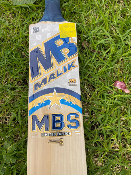 Malik MBS Limited Edition Grade 2 English Willow Cricket Bat | 1255g 8 Grains