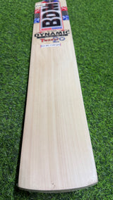 BDM Dynamic Power Twnety20-Grade 1 English Willow Cricket Bat - 1140g