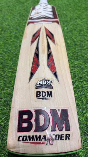 BDM Commander - Kashmir Willow Cricket Bat - 1190g