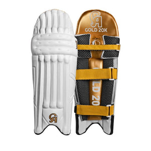 CA GOLD 20K Cricket batting Pads-White