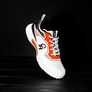 CA JR20 Cricket Shoes- Rubber Stud - Orange