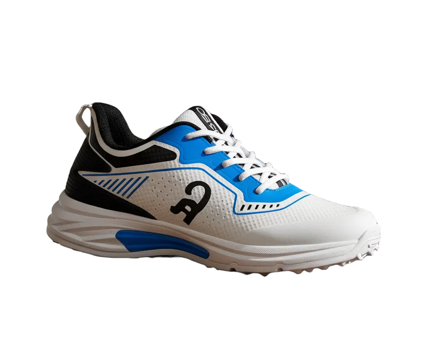 CA JR20 Cricket Shoes- Rubber Stud - Blue