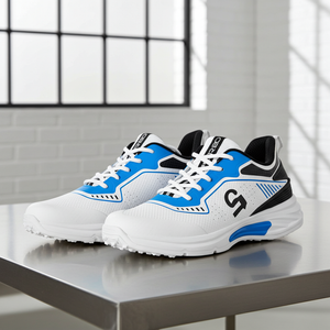 CA JR20 Cricket Shoes- Rubber Stud - Blue