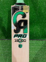 CA PRO 15000 Cricket bat-Grade 1 English Willow-6 Grains-1195g