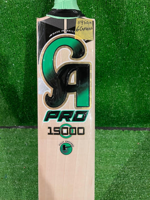 CA PRO 15000 English Willow Cricket Bat-6 Grains-1195g
