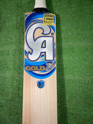 CA GOLD 17 | English Willow Cricket Bat -11-Grains-1210g