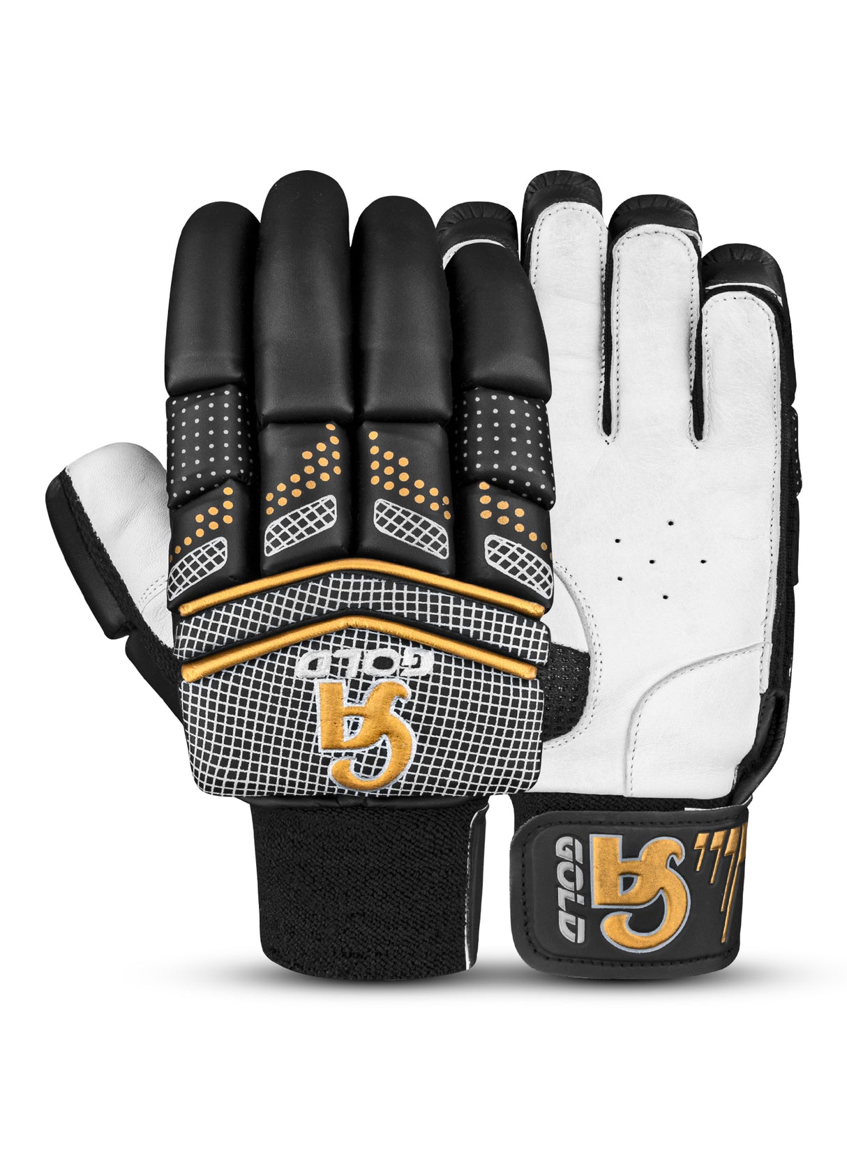 CA GOLD 20K Cricket batting gloves - Black