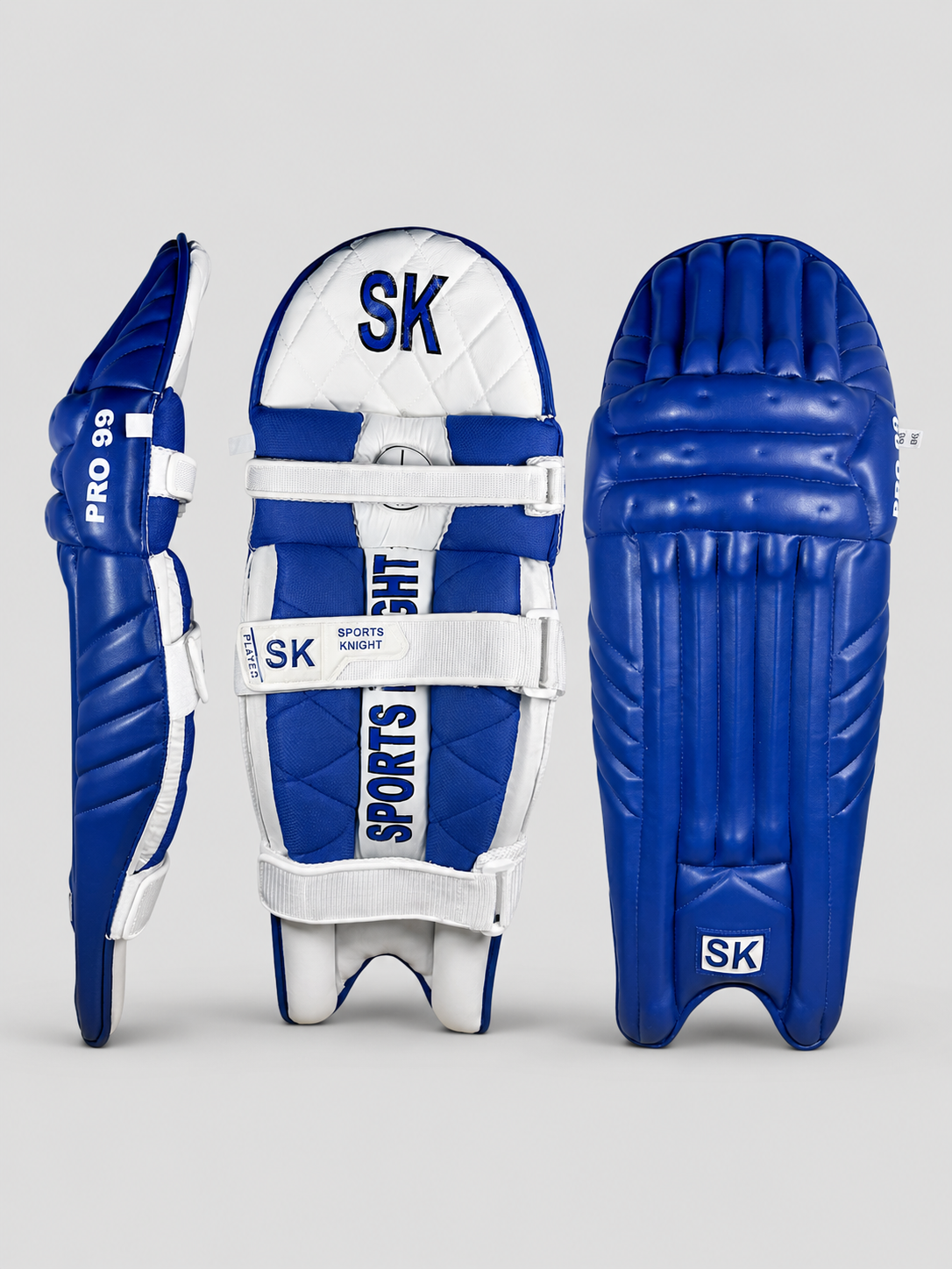 SK Cricket Batting Pads | Blue | Senior