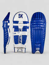 SK Cricket Batting Pads | Blue | Senior