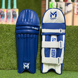 Manager T-20 Cricket Batting Pads - Junior-Blue