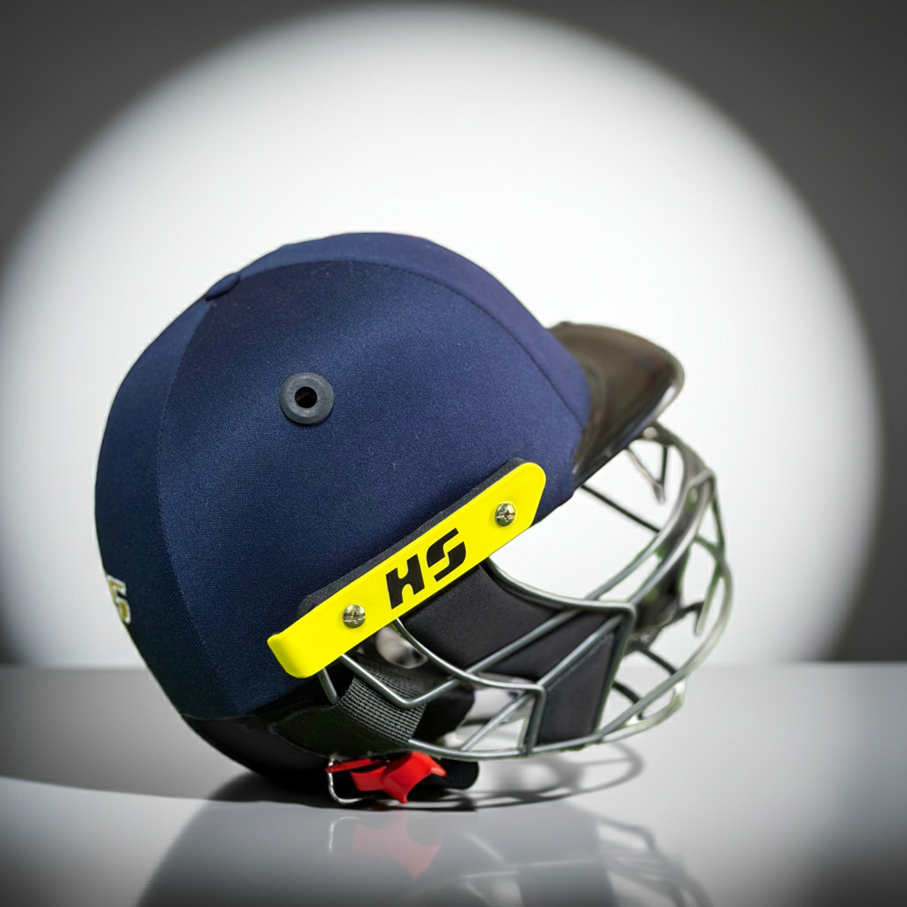 HS 41 Cricket Batting Helmet - Neck Protection | Dark Blue