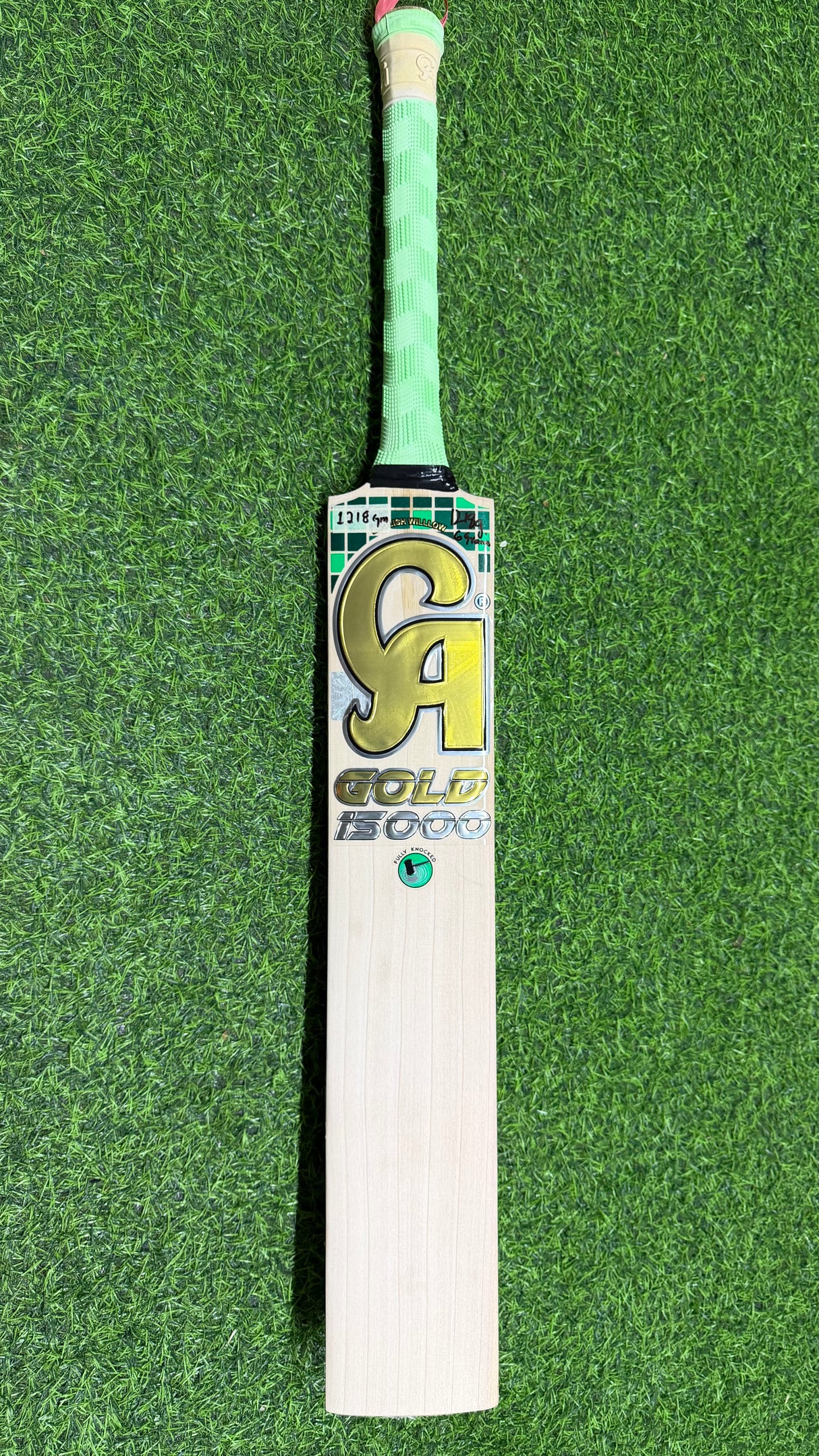 CA Gold 15000 English Willow Bat 1218g - 6 Grains