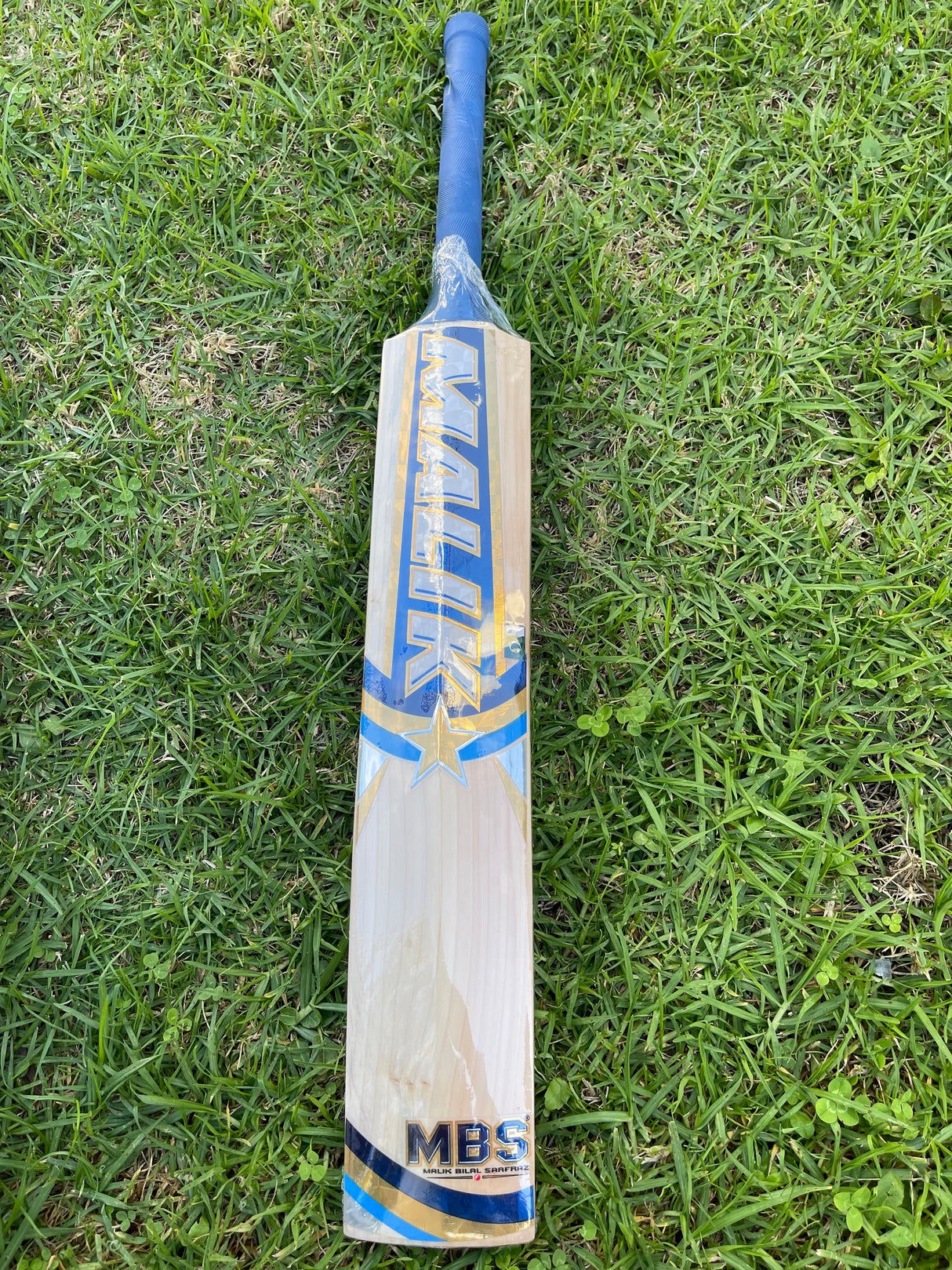 MB MALIK MBS LIMITED EDITION ENGLISH WILLOW CRICKET BAT-SH- Grains-1190g