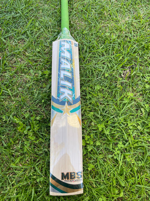 MB MALIK PLAYERS EDITION ENGLISH WILLOW CRICKET BAT -1248g-6 Grains