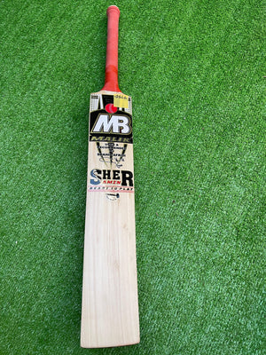 MB MALIK SHER AMIN English Willow Cricket bat-1241g-8 Grains